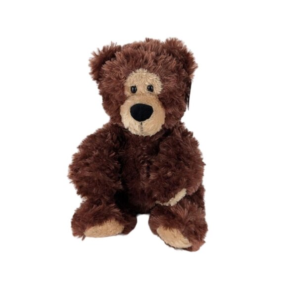 Aurora Other - Aurora Brown Teddy Bear Plush 10" Stuffed Animal‎ Toy Tan Face & Paws 2018 NWT